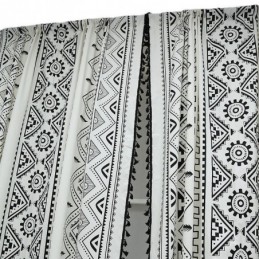 Vorhang Im Bohemian-Stil, Maßgefertigt, Mit Geometrischen Quasten, Bedruckt, Für Schlafzimmer Und Wohnzimmer