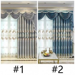 Moderne Gardine, Maßgefertigte Gardine Im Europäischen Stil Mit Stickerei