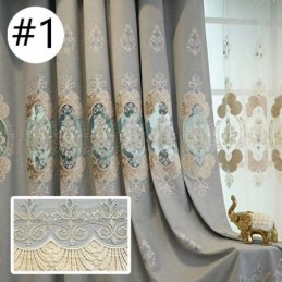 Moderne Gardine, Maßgefertigte Gardine Im Europäischen Stil Mit Stickerei