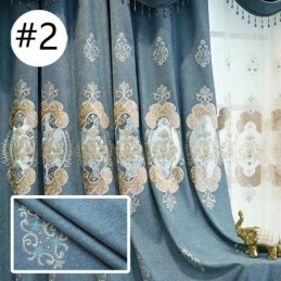 Moderne Gardine, Maßgefertigte Gardine Im Europäischen Stil Mit Stickerei