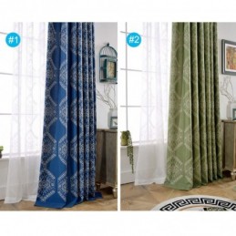 Modern Max Verdunkelungsvorhang Nach Maß Vorhang Geometrische Stickerei Schlafzimmer