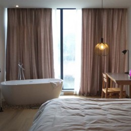 Japanischer Einfacher Vorhang, Maßgefertigt, Vorhang Aus Massivem Chenille, Dicker Thermostoff Für Schlafzimmer Und Wohnzimmer