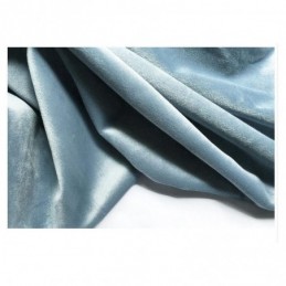 Hellgrau-Blauer Verdunkelungsvorhang, Maßgefertigter Vorhang, Minimalistischer Einfarbiger Flanellstoff, Schlafzimmer, Wohnzimmer