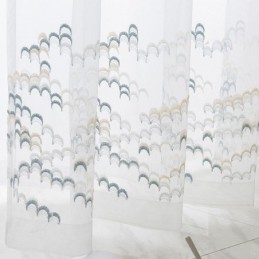 Bestickte Tüll Gardinen Voile Organza Für Wohnzimmer Schlafzimmer
