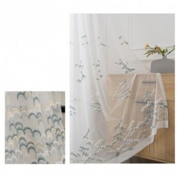 Bestickte Tüll Gardinen Voile Organza Für Wohnzimmer Schlafzimmer