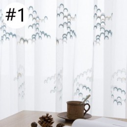 Bestickte Tüll Gardinen Voile Organza Für Wohnzimmer Schlafzimmer