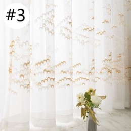 Bestickte Tüll Gardinen Voile Organza Für Wohnzimmer Schlafzimmer