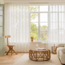 Moderne Weiße Gardinen Blatt Tüll Für Wohnzimmer Schlafzimmer