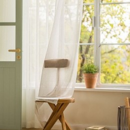 Moderne Weiße Gardinen Blatt Tüll Für Wohnzimmer Schlafzimmer
