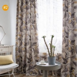 Amerikanischer Ländlicher Vorhang, Maßgefertigt, Vorhang Für Schlafzimmer, Bedruckt, Grün, Umweltfreundlich, Stoff