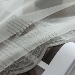 Dekorativer Transparenter Vorhang, Maßgefertigt, Vorhanglinie, Bestickte Tüllvorhänge, Wohnzimmer, Schlafzimmer