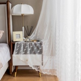 Europäische Bestickte Gardinen Voile Panel Drapieren Für Wohnzimmer Schlafzimmer