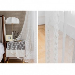 Europäische Bestickte Gardinen Voile Panel Drapieren Für Wohnzimmer Schlafzimmer