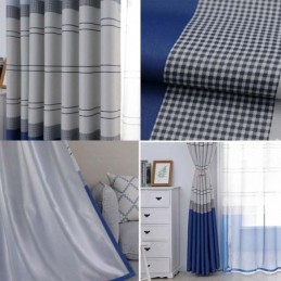 Nordischer Verdunkelungsvorhang Nach Maß, Vorhangstreifen, Bedruckt, Für Schlafzimmer