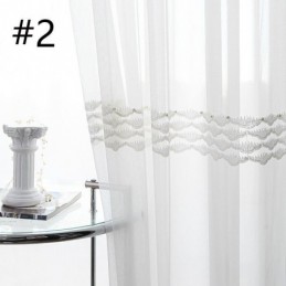 Atmungsaktiver Transparenter Vorhang, Maßgefertigt, Europäischer Dekorativer Tüll-Voile Für Wohnzimmer