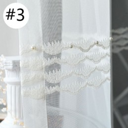 Atmungsaktiver Transparenter Vorhang, Maßgefertigt, Europäischer Dekorativer Tüll-Voile Für Wohnzimmer