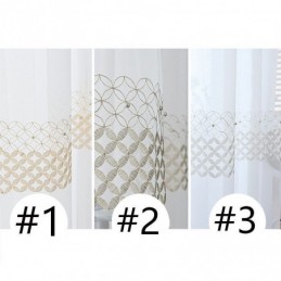Bestickte Voile Vorhänge Nordic Sheer Für Wohnzimmer Schlafzimmer