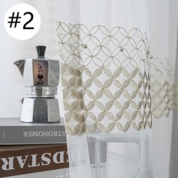 Bestickte Voile Vorhänge Nordic Sheer Für Wohnzimmer Schlafzimmer