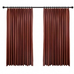 Minimalistischer Roter Flanell-Verdunkelungsvorhang, Maßgefertigt, Einfarbiger Stoff, Für Wohnzimmer Und Schlafzimmer