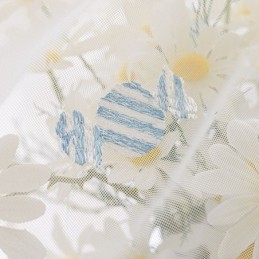Dekorativer Transparenter Vorhang Nach Maß, Candy Bestickte Tüllvorhänge Für Schlafzimmer