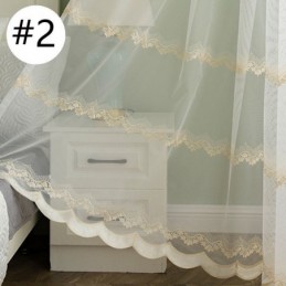 Durchsichtiger Vorhang Nach Maß Vorhang Blatt Bestickt Tüll Vorhänge Für Schlafzimmer