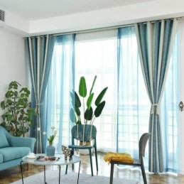 Halbverdunkelungsvorhang, Maßgefertigt, Vorhang, Bunt, Streifen, Bedruckt, Für Schlafzimmer, Wohnzimmer