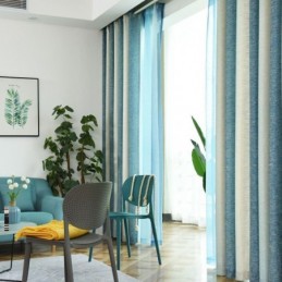 Halbverdunkelungsvorhang, Maßgefertigt, Vorhang, Bunt, Streifen, Bedruckt, Für Schlafzimmer, Wohnzimmer