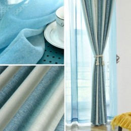 Halbverdunkelungsvorhang, Maßgefertigt, Vorhang, Bunt, Streifen, Bedruckt, Für Schlafzimmer, Wohnzimmer