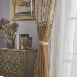 Moderner Chenille-Vorhang, Maßgefertigt, Vorhang, Einfaches Spleißen, Jacquard, Wohnzimmer, Schlafzimmer, Stoff