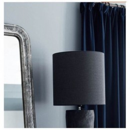 Dunkelblauer Flanell-Verdunkelungsvorhang, Maßgefertigt, Vorhangplatte, Minimalistischer Einfarbiger Stoff, Wohnzimmer, Schlafzimmer