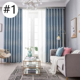 Moderner Verdunkelungsvorhang Nach Maß Jacquard Für Wohnzimmer Schlafzimmer
