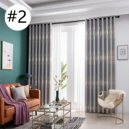 Moderner Verdunkelungsvorhang Nach Maß Jacquard Für Wohnzimmer Schlafzimmer