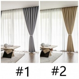 Einfarbiger Verdunkelungsvorhang Nach Maß, Fenstervorhänge, Moderne Vorhänge Für Schlafzimmer Und Wohnzimmer