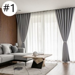 Einfarbiger Verdunkelungsvorhang Nach Maß, Fenstervorhänge, Moderne Vorhänge Für Schlafzimmer Und Wohnzimmer