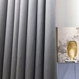 Jacquard-Verdunkelungsvorhänge Mit Vertikalen Streifen Für Das Wohnzimmer