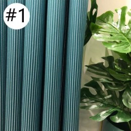 Jacquard-Verdunkelungsvorhänge Mit Vertikalen Streifen Für Das Wohnzimmer