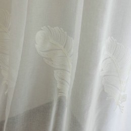 Feder Stickerei Schiere Vorhang Maßgefertigt Vorhang Minimalistischen Voile Wohnzimmer Schlafzimmer