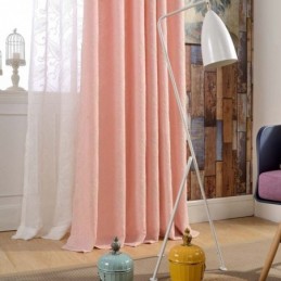 Vintage Halbverdunkelungsvorhang Maßgefertigter Vorhang Luxus Stickerei Wohnzimmer