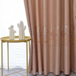 Moderner Luxus-Verdunkelungsvorhang Nach Maß, Wellen-Design, Vorhänge Für Wohnzimmer