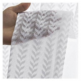 Durchsichtiger Vorhang Mit Kleinem Blattmuster, Maßgefertigt, Vorhangplatte Im Europäischen Stil, Spitze, Voile, Erkerfenster, Schlafzimmer