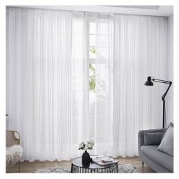 Durchsichtiger Vorhang Mit Kleinem Blattmuster, Maßgefertigt, Vorhangplatte Im Europäischen Stil, Spitze, Voile, Erkerfenster, Schlafzimmer