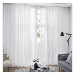 Durchsichtiger Vorhang Mit Kleinem Blattmuster, Maßgefertigt, Vorhangplatte Im Europäischen Stil, Spitze, Voile, Erkerfenster, Schlafzimmer