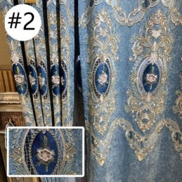 Luxus-Vorhang, Maßgefertigter Vorhang, Stickerei Im Europäischen Stil
