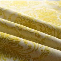 Simple Max Verdunkelungsvorhang Nach Maß, Vorhang Blumen Staubblätter Jacquard Schlafzimmer