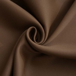 Massiver Dunkler Kaffeevorhang, Maßgefertigter Vorhang, Moderne Seidenimitation, Für Wohnzimmer Und Schlafzimmer, Verdunkelungsstoff