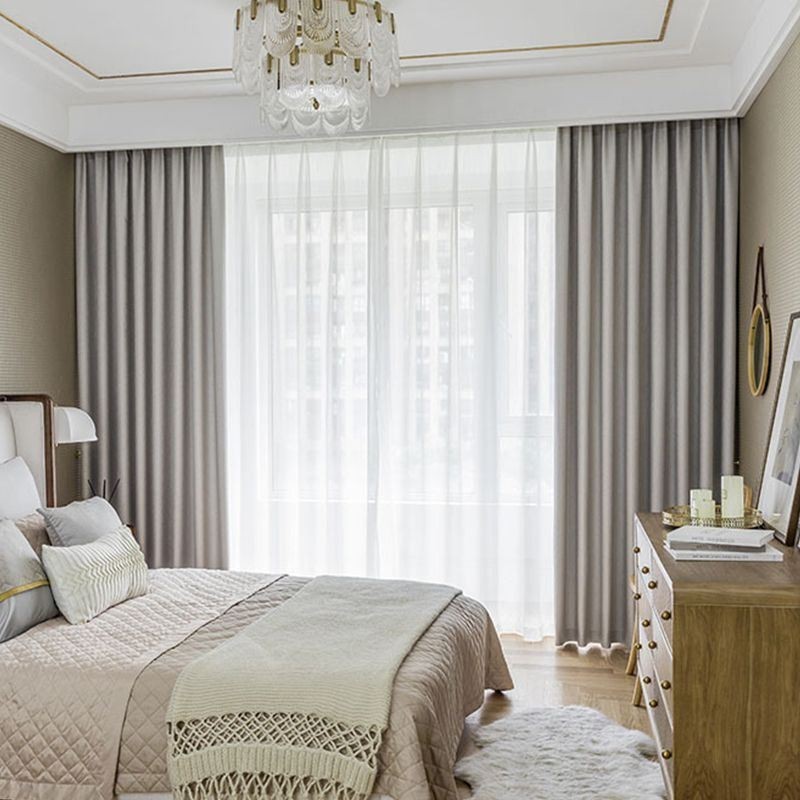 Feste Vorhänge Verdunkelungsfenster Für Wohnzimmer Schlafzimmer
