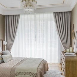 Feste Vorhänge Verdunkelungsfenster Für Wohnzimmer Schlafzimmer