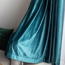 Vorhang Im Nordischen Stil, Maßgefertigt, Vorhang Aus Massivem Flanell Für Wohnzimmer, Hotel