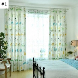 Moderner Halbverdunkelungsvorhang, Maßgefertigt, Vorhang Mit Tiermotiv, Für Kinderzimmer