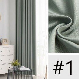 Nordischer Gestreifter Jacquard-Vorhang, Maßgefertigt, Verdunkelungsvorhänge Für Wohnzimmer Und Schlafzimmer